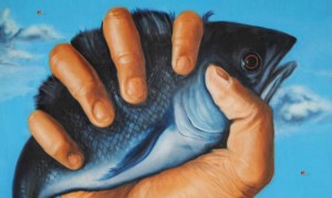 nicola piscopo il pesce in mano (1)